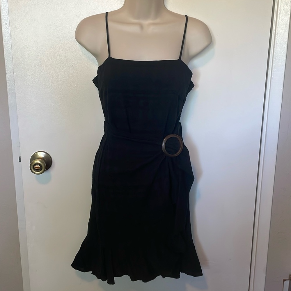 AEO black spaghetti strap summer dress
